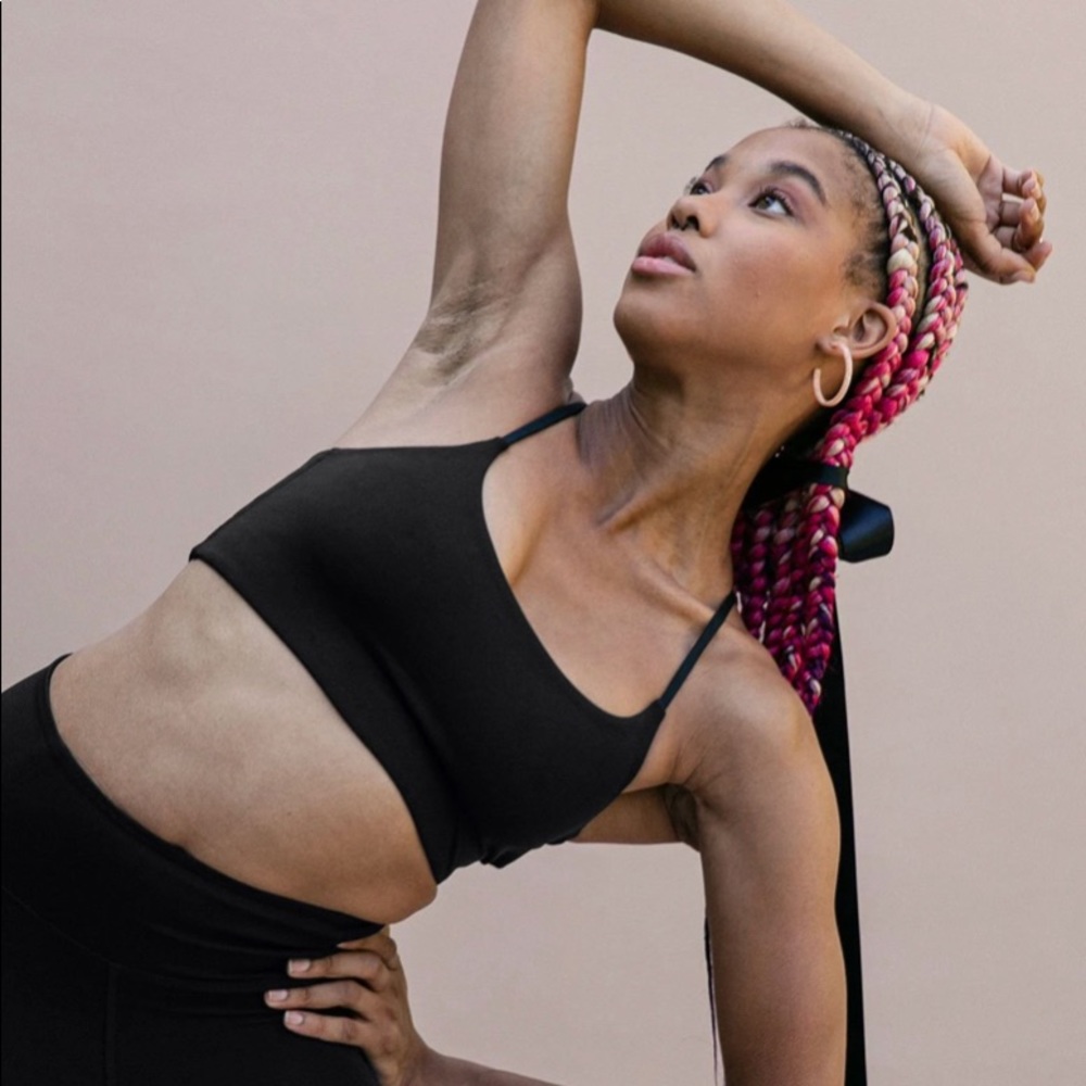 Girlfriend Collective Juliet Float Bra Black